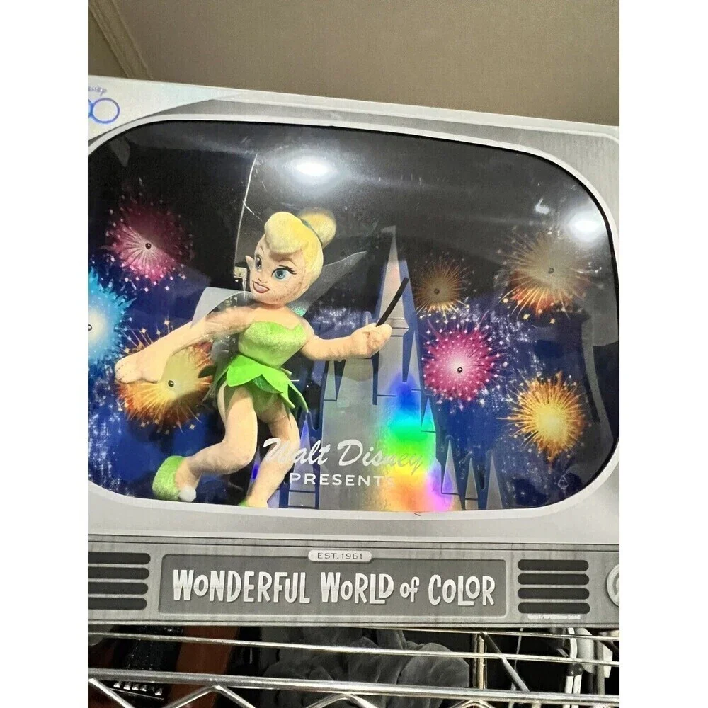 Disney100 Years Walt Disney World of Color Tinker Bell Plush New with Box